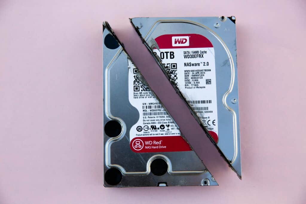 hard drive cut in half - Our Top 5 Data Loss Prevention Strategies