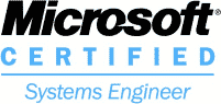 Microsoft certified systems engineer badge