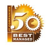 50 best managed it companies badge