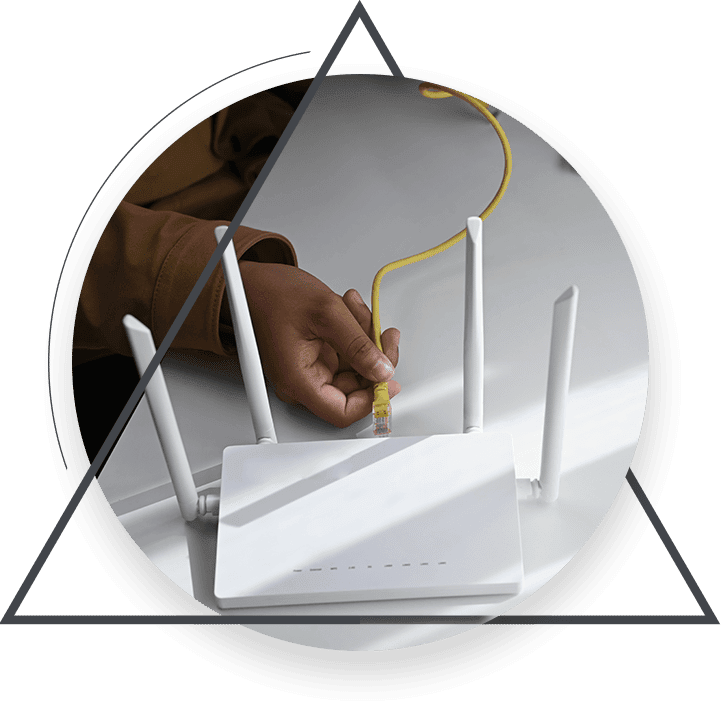 plugging in router as part of Alberta IT services